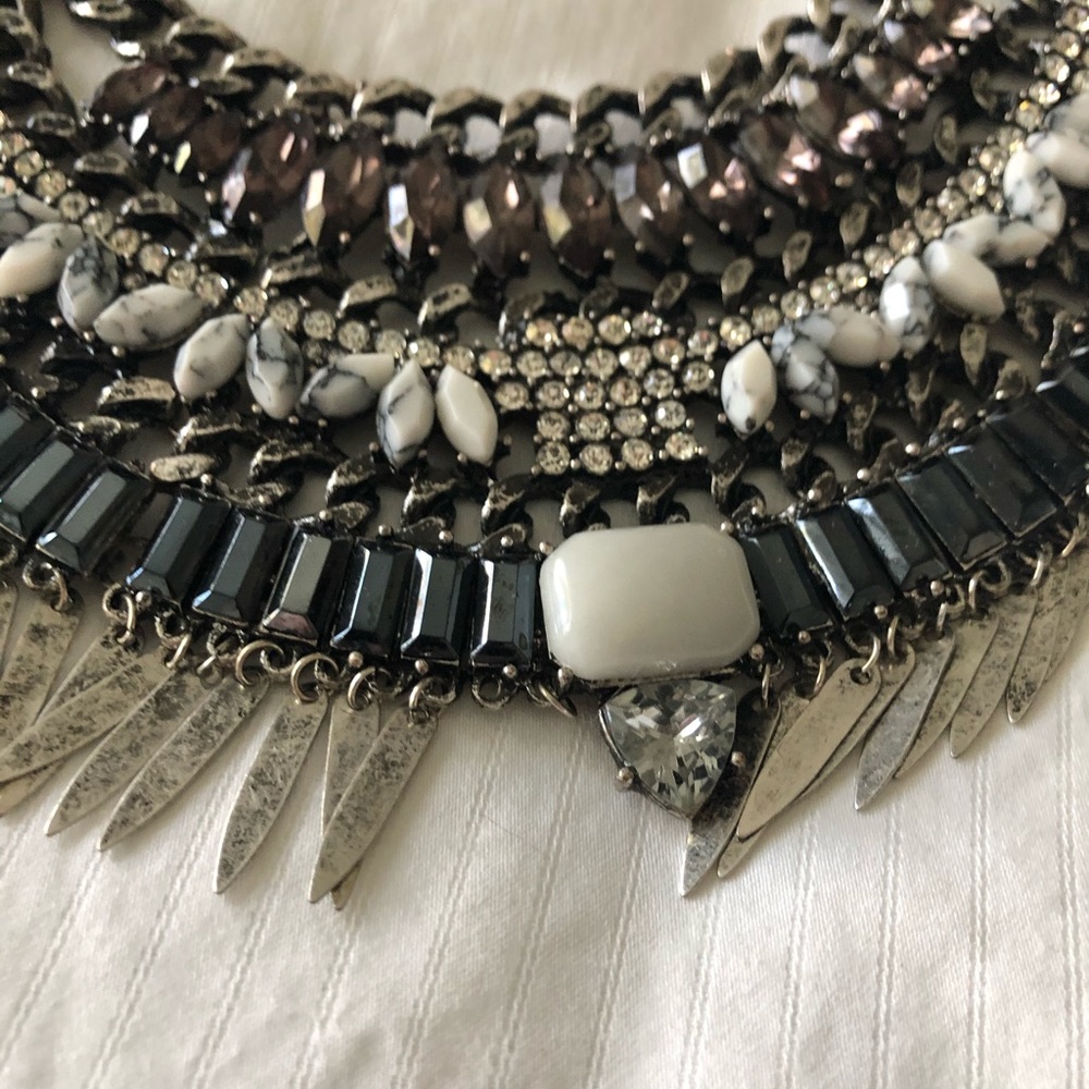 Bauble Bar Chunky Multi-Stone Statement Necklace - image 3